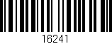 Código de barras (EAN, GTIN, SKU, ISBN): '16241'