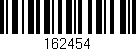 Código de barras (EAN, GTIN, SKU, ISBN): '162454'