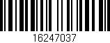 Código de barras (EAN, GTIN, SKU, ISBN): '16247037'