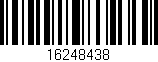 Código de barras (EAN, GTIN, SKU, ISBN): '16248438'