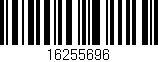 Código de barras (EAN, GTIN, SKU, ISBN): '16255696'