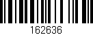 Código de barras (EAN, GTIN, SKU, ISBN): '162636'