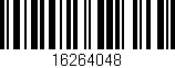 Código de barras (EAN, GTIN, SKU, ISBN): '16264048'