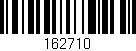 Código de barras (EAN, GTIN, SKU, ISBN): '162710'
