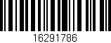 Código de barras (EAN, GTIN, SKU, ISBN): '16291786'