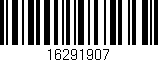Código de barras (EAN, GTIN, SKU, ISBN): '16291907'