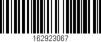 Código de barras (EAN, GTIN, SKU, ISBN): '162923067'