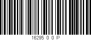 Código de barras (EAN, GTIN, SKU, ISBN): '16295_0_0_P'