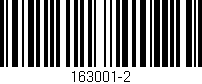 Código de barras (EAN, GTIN, SKU, ISBN): '163001-2'