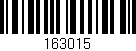 Código de barras (EAN, GTIN, SKU, ISBN): '163015'