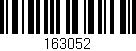 Código de barras (EAN, GTIN, SKU, ISBN): '163052'