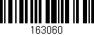 Código de barras (EAN, GTIN, SKU, ISBN): '163060'