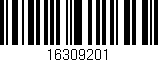 Código de barras (EAN, GTIN, SKU, ISBN): '16309201'
