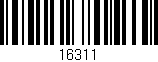 Código de barras (EAN, GTIN, SKU, ISBN): '16311'