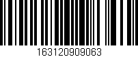 Código de barras (EAN, GTIN, SKU, ISBN): '163120909063'