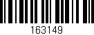 Código de barras (EAN, GTIN, SKU, ISBN): '163149'