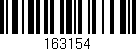 Código de barras (EAN, GTIN, SKU, ISBN): '163154'