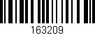 Código de barras (EAN, GTIN, SKU, ISBN): '163209'