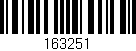 Código de barras (EAN, GTIN, SKU, ISBN): '163251'