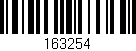 Código de barras (EAN, GTIN, SKU, ISBN): '163254'
