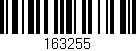Código de barras (EAN, GTIN, SKU, ISBN): '163255'