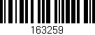 Código de barras (EAN, GTIN, SKU, ISBN): '163259'