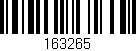 Código de barras (EAN, GTIN, SKU, ISBN): '163265'