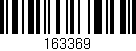 Código de barras (EAN, GTIN, SKU, ISBN): '163369'