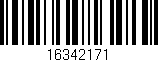 Código de barras (EAN, GTIN, SKU, ISBN): '16342171'
