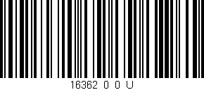 Código de barras (EAN, GTIN, SKU, ISBN): '16362_0_0_U'