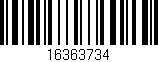Código de barras (EAN, GTIN, SKU, ISBN): '16363734'