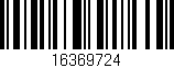 Código de barras (EAN, GTIN, SKU, ISBN): '16369724'