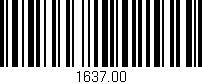 Código de barras (EAN, GTIN, SKU, ISBN): '1637.00'