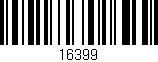 Código de barras (EAN, GTIN, SKU, ISBN): '16399'