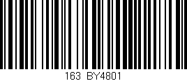 Código de barras (EAN, GTIN, SKU, ISBN): '163/BY4801'