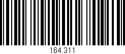 Código de barras (EAN, GTIN, SKU, ISBN): '164.311'