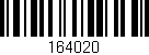 Código de barras (EAN, GTIN, SKU, ISBN): '164020'