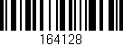 Código de barras (EAN, GTIN, SKU, ISBN): '164128'