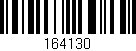 Código de barras (EAN, GTIN, SKU, ISBN): '164130'