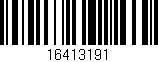 Código de barras (EAN, GTIN, SKU, ISBN): '16413191'