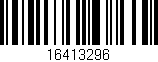 Código de barras (EAN, GTIN, SKU, ISBN): '16413296'