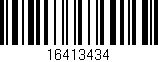 Código de barras (EAN, GTIN, SKU, ISBN): '16413434'