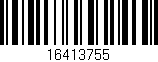 Código de barras (EAN, GTIN, SKU, ISBN): '16413755'