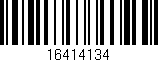Código de barras (EAN, GTIN, SKU, ISBN): '16414134'