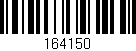 Código de barras (EAN, GTIN, SKU, ISBN): '164150'