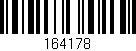 Código de barras (EAN, GTIN, SKU, ISBN): '164178'
