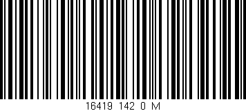 Código de barras (EAN, GTIN, SKU, ISBN): '16419_142_0_M'