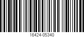 Código de barras (EAN, GTIN, SKU, ISBN): '16424-05340'