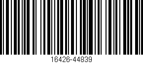 Código de barras (EAN, GTIN, SKU, ISBN): '16426-44839'