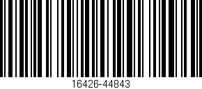Código de barras (EAN, GTIN, SKU, ISBN): '16426-44843'